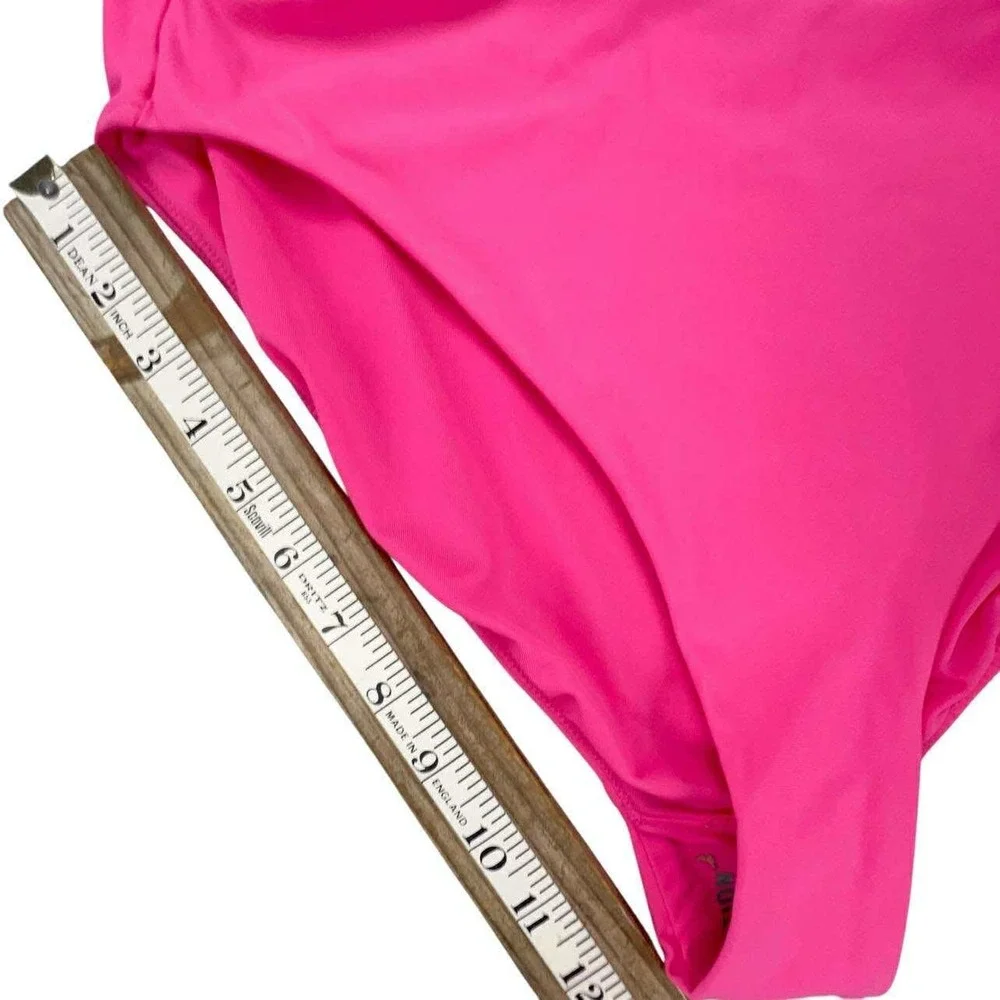 Callia XL Pink Heat High Leg Cheeky Bottom Swimsuit Bikini Bottoms NWT‎